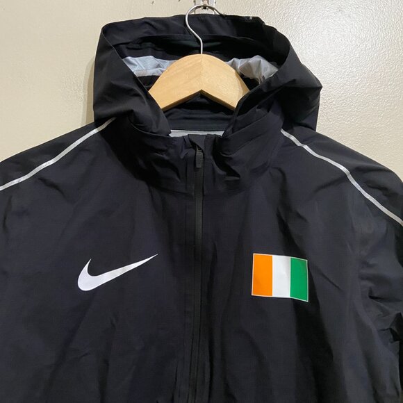 Nike Pro Elite Cote Divoire Team Issue Running Storm Rain Jacket Men's L NEW - Picture 3 of 13
